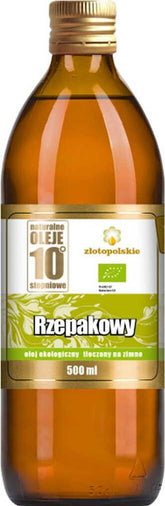 Huile de colza pressée à froid BIO 500 ml - POLISH GOLD